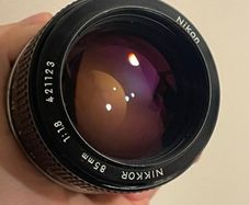 Nikon F Nikkor Ai 85mm 1:1.8 Lens