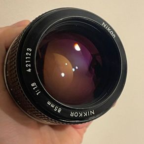 Nikon F Nikkor Ai 85mm 1:1.8 Lens