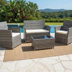 Lakeside 4 Seater Garden Furniture Set with Table