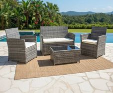 Lakeside 4 Seater Garden Furniture Set with Table