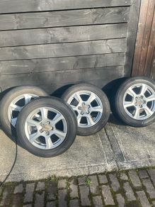 four stock audi a4 wheels