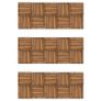 Decking Tiles Vertical Pattern 30 x 30 cm Acacia Set of 30 Image 3