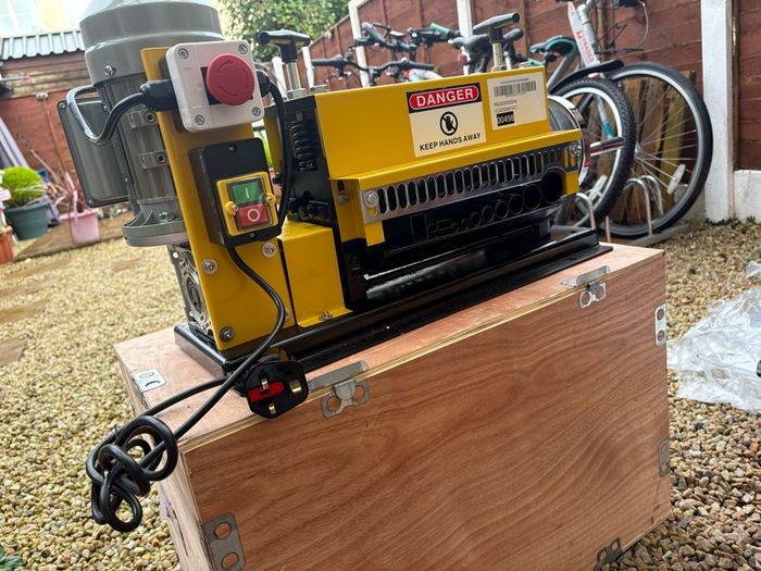 Scrap Cable Stripping Machine 1mm-38mm 10 Blades Wire Stripper Recycling Copper Cable Stripper