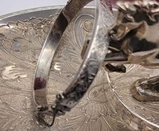 Vintage sterling silver bangle