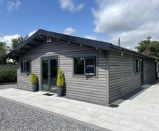 Ecohome Log Cabins 3 Bed B 7.5m x 12m Modular Home