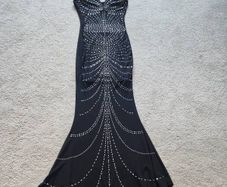 Stunning dress with bead detail size S Shein