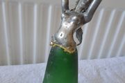 Pewter and green glass bridal cup