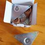 Ikea EKET wooden legs with still fitting plates  804.741.51  pack of 4   height 10cm Image 2