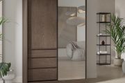 Wardrobe HAITI 140cm Brown