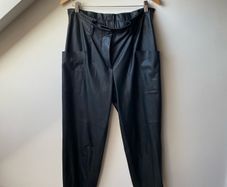 Gardeur Faux Leather Trousers