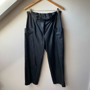 Gardeur Faux Leather Trousers