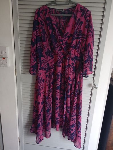 Mint velvet floral midi dress