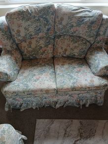 Sofa and armchair plus one armcheir free