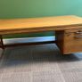 Vintage Teak Office Desk Image 2