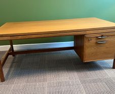 Jens Risom Vintage Teak Office Desk