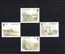 1986 Guernsey Century of Guernsey Museums Commemorative Stamps Mint Never Hinged (MNH)