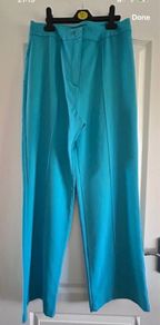 Brand New Women's Turquoise Trousers Size 14