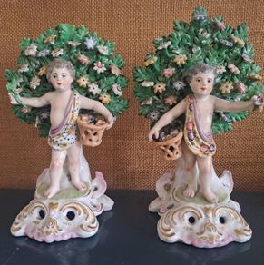 Pair of Chelsea or Samson Figurines