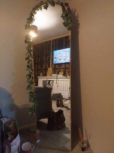 fab gold mirror