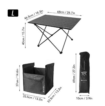 BRAND NEW Camping Picnic Desk with Waterproof Tableware Clothes Storage Bag Backyard Use