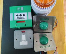 Door Release - 2x Press To Exit - Switch Button