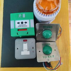 Door Release - 2x Press To Exit - Switch Button