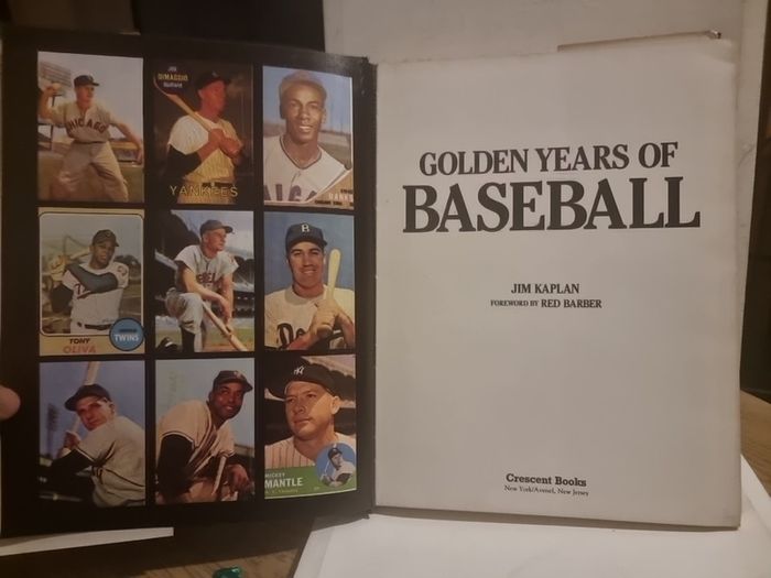 Golden Years of Baseball by Jim Kaplan . 1992.  1