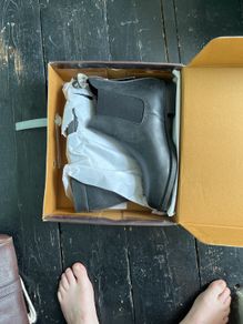 Size 44 black brogini paddock boots