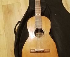 London Parlor 1800s Rosewood Guitar