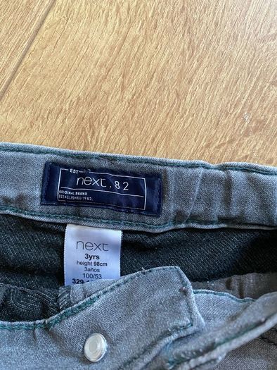 Boys Light Grey Jeans - NEXT (3yrs)