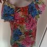 Rockmans floral off shoulder blouse Size UK16 EU44 Postage included Image 2
