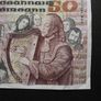 1982 Central Bank of Ireland 50 Pounds note. B Series Image 8