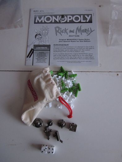 Monopoly Rick and Morty Board Game