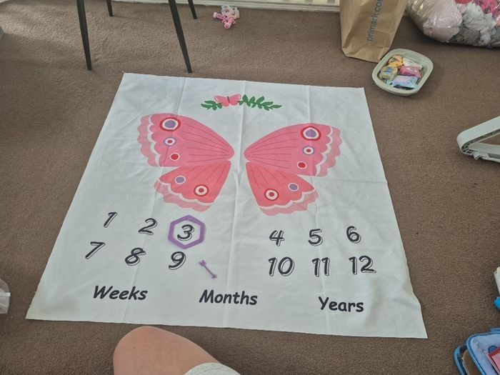 Baby Age Blocks and Blanket