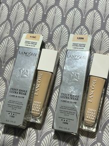 Lancome ultra wear care and glow 24hr healthy glow skincare foundations BNIB