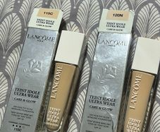 Lancome ultra wear care and glow 24hr healthy glow skincare foundations BNIB