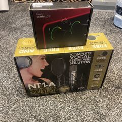 Focusrite 2i2 and rhode nt1a