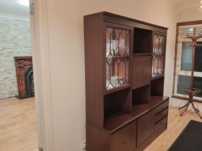 Mahogany Display Cabinet