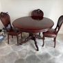 Antique Dining Table and Chairs Image 3