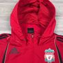 Vintage 2009 Adidas Liverpool Rain Jacket Mens Large Image 3