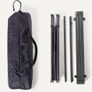 Camping Table, Tall, 70.4 cm W x 70.4 cm (D) x 69.9 cm H Black Image 3