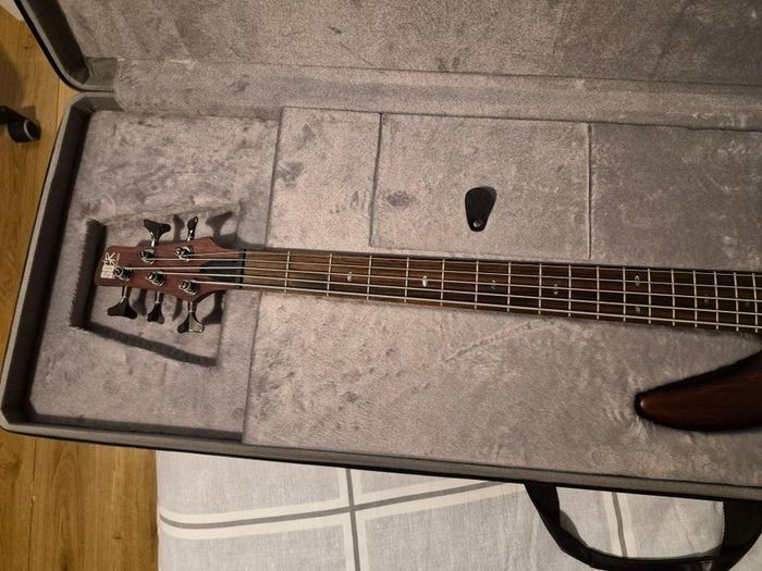 Ibanez SR505 5 string bass with case