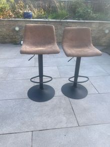 Adjustable Bar Stools Set of 2