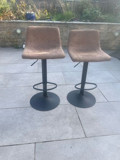 Adjustable Bar Stools Set of 2