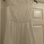 White satin Dress and cardigan set Image 6