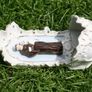 Vintage Porcelain Holy Water Font H 8,4" W 3,4" Image 5
