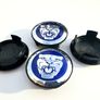4 x BLUE 58mm - 59mm JAGUAR C2D47107 wheel center caps F XF XJ XKR S type X type XJ8 XK8 Image 7