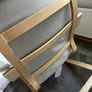 IKEA POANG Armchair | Birch Veneer Frame with Light Grey Ribbed Cushion | Excellent Condition Image 5