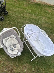 Swing and moses basket