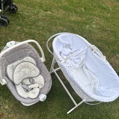 Swing and moses basket